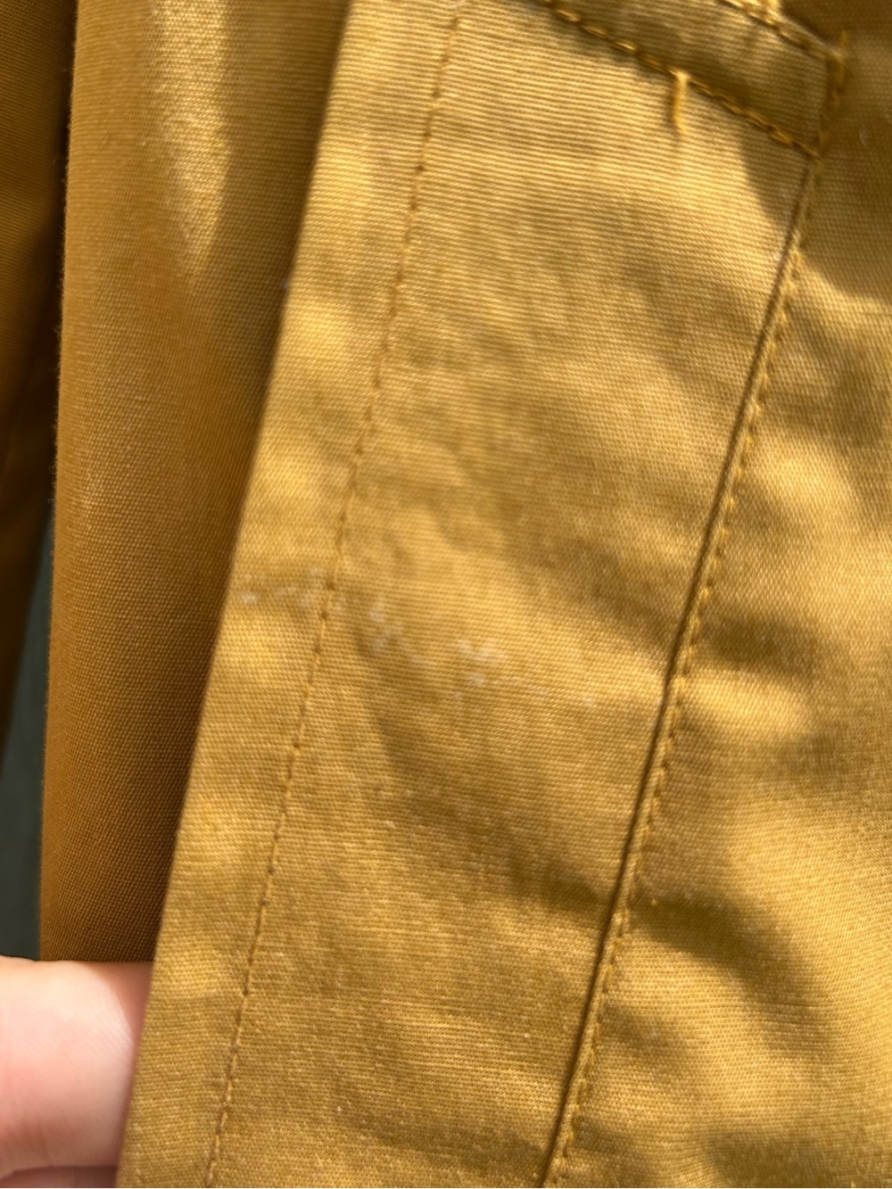 Vintage 1970s Rainfair Yellow Rain Jacket — Distressed, Unique Classic - Picture 12 of 16